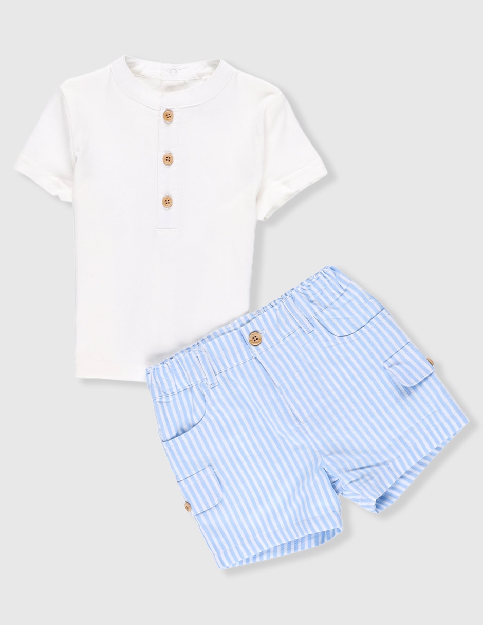 Conjunto casual de algodón para niño