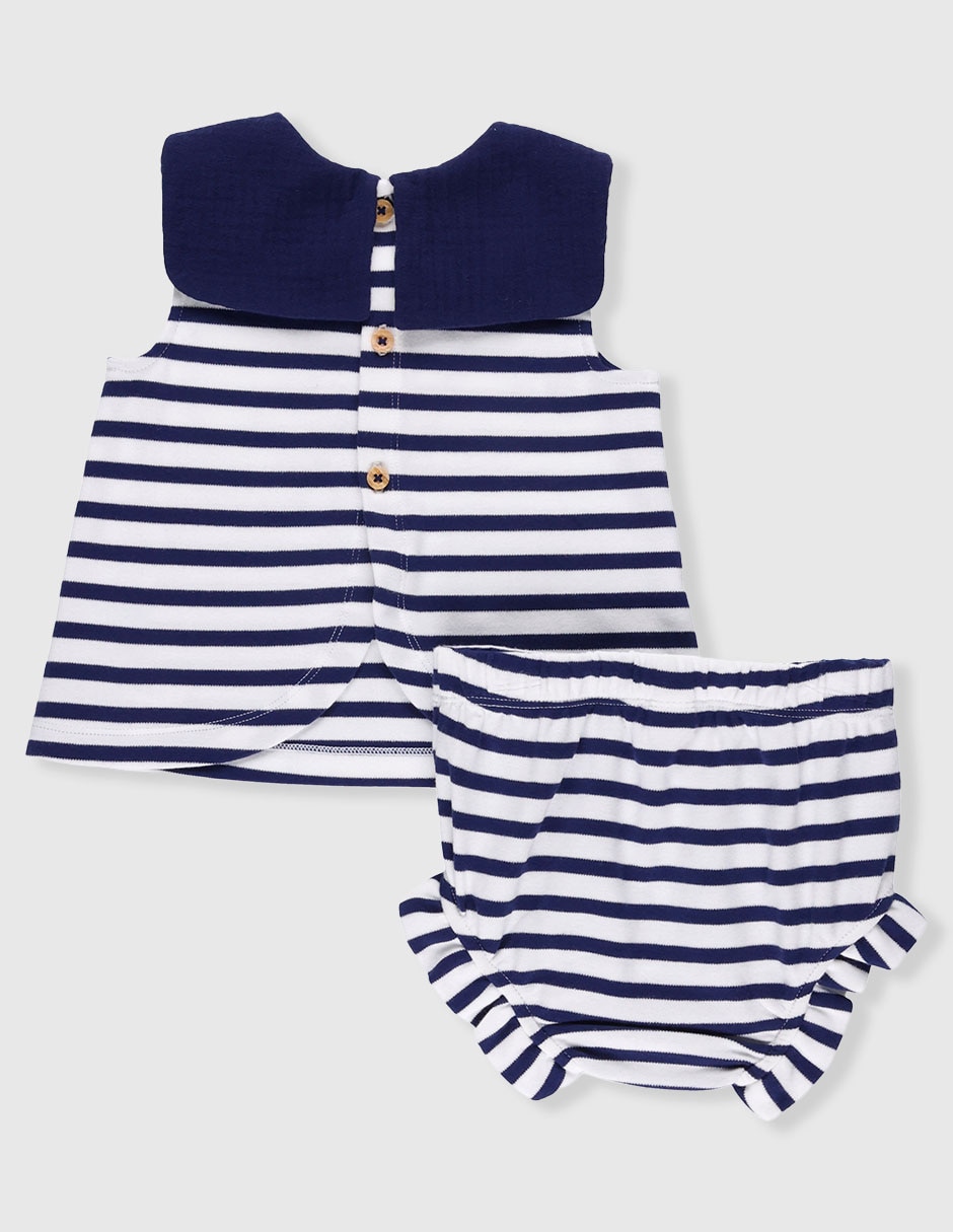 Conjunto de algodón para bebé niña 2