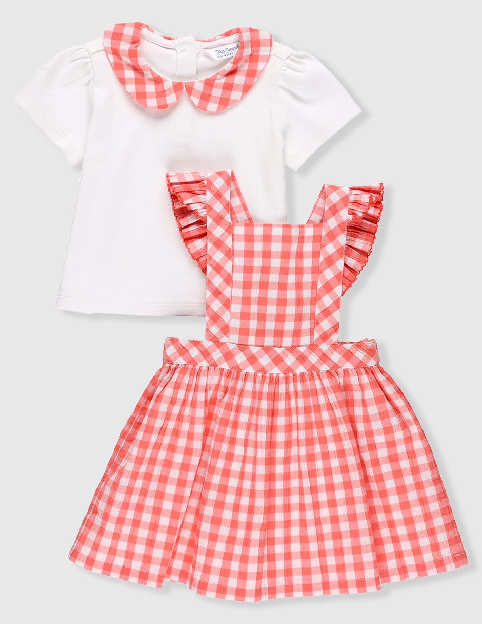 Conjunto casual de algodón para bebé niña Conjunto casual de algodón para bebé niña