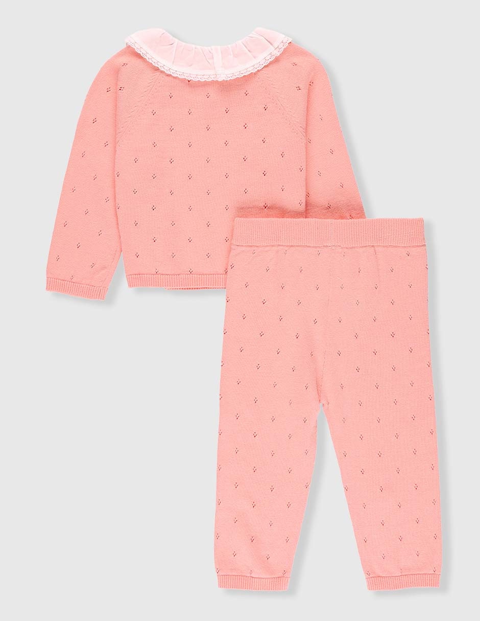Conjunto de algodón para bebé niña 2