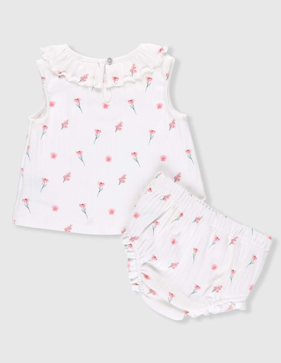 Conjunto de algodón para bebé niña 2