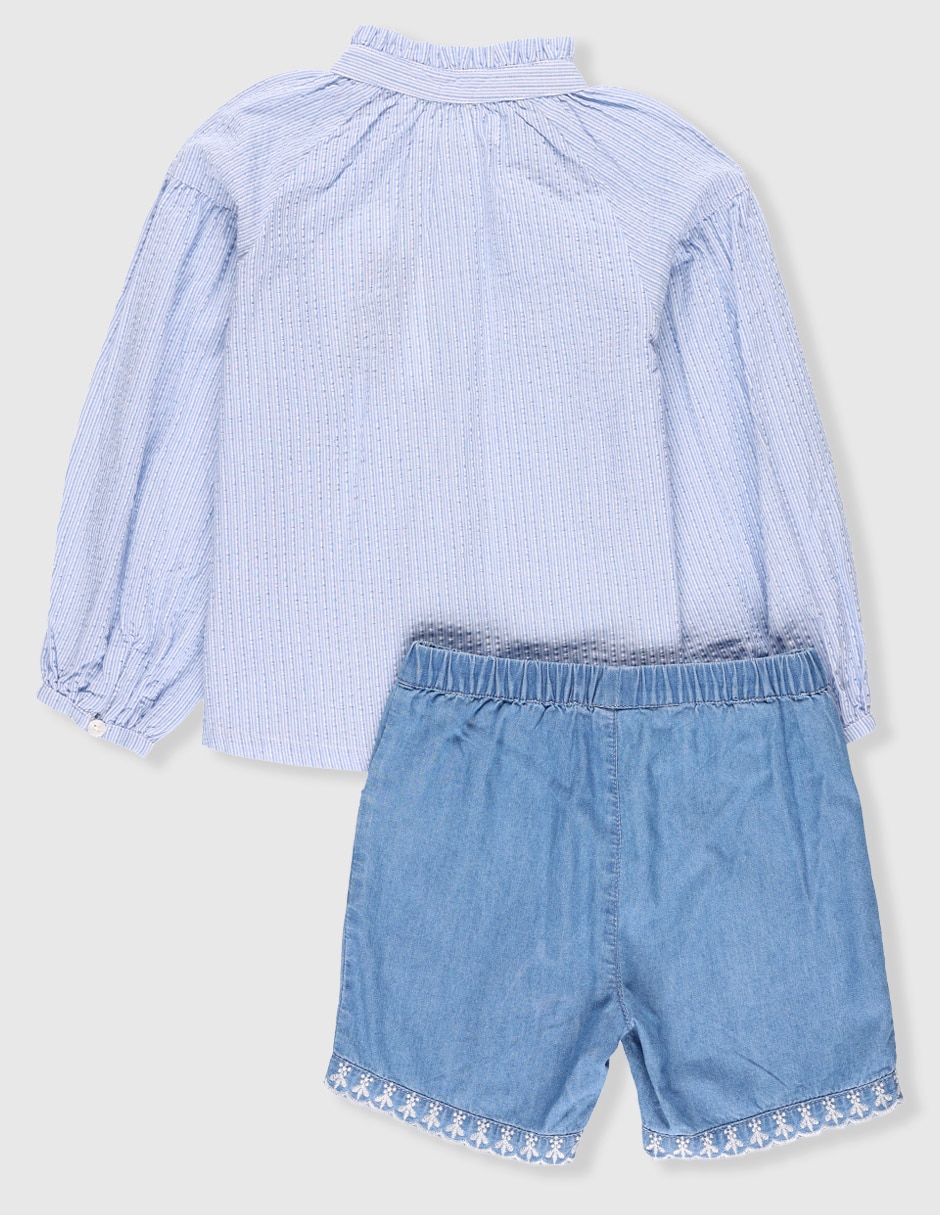 Conjunto de algodón para bebé niña 2