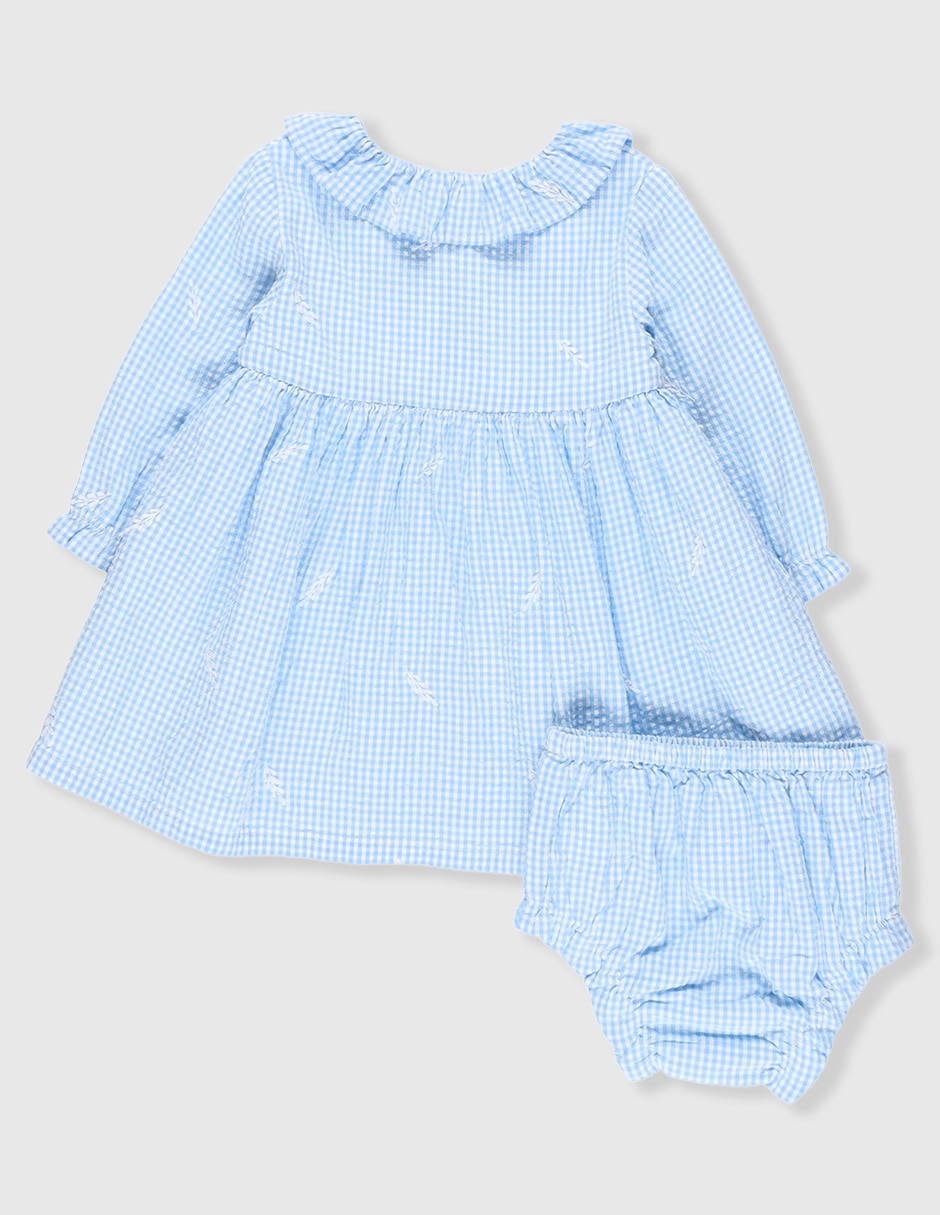 Vestido manga larga para bebé niña 2