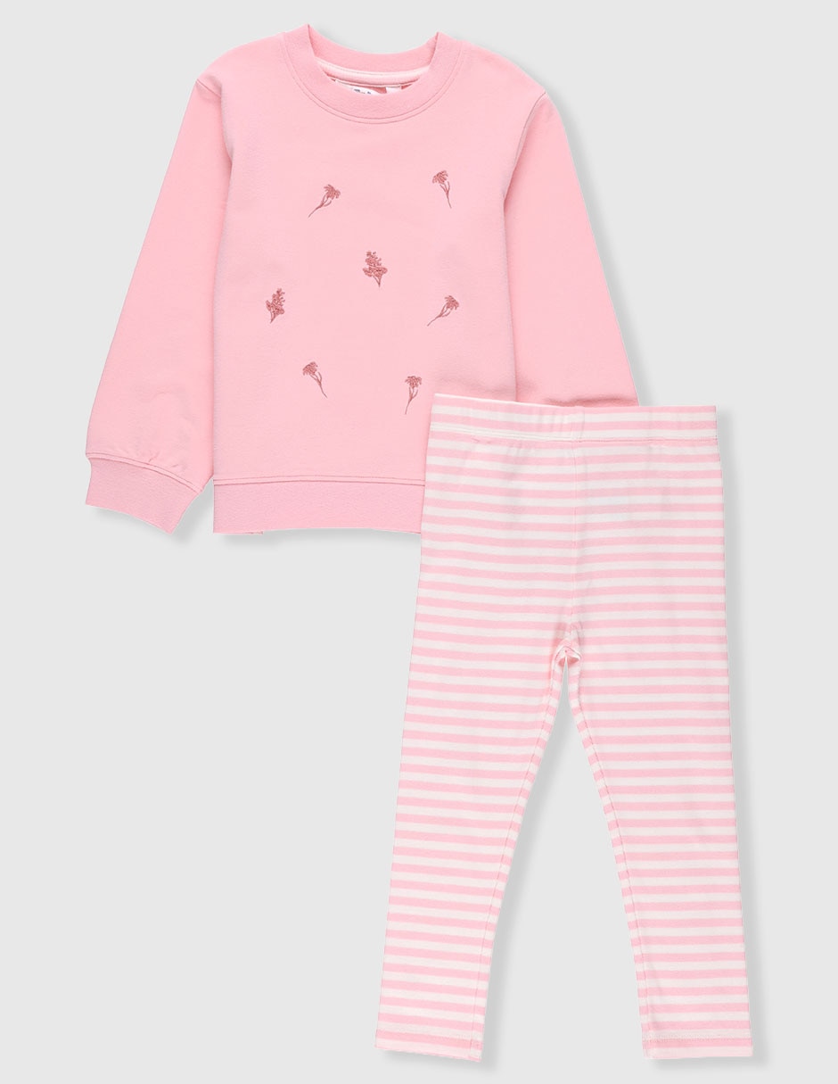 Conjunto de algodón para niña