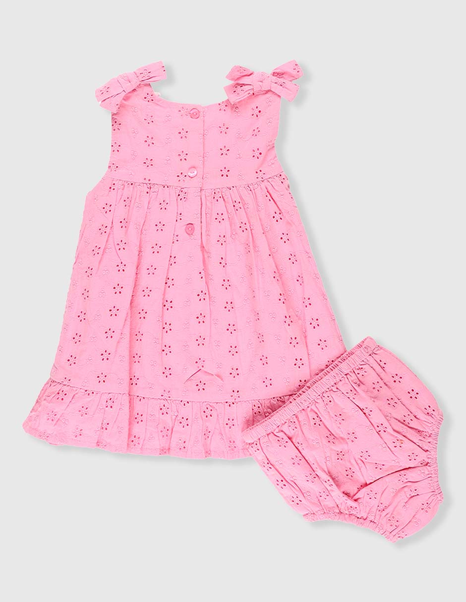 Vestido con calzón para bebé niña 2