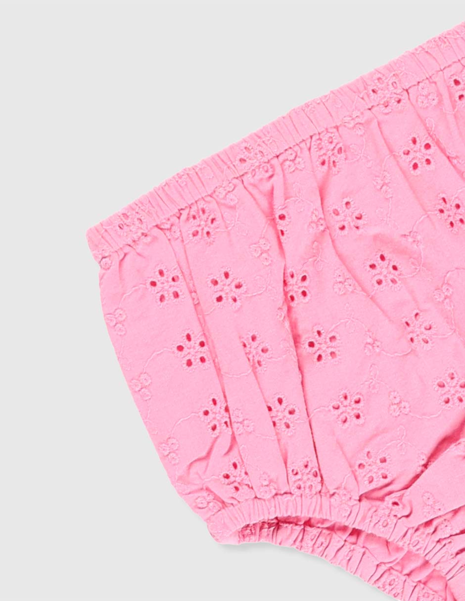 Vestido con calzón para bebé niña 4