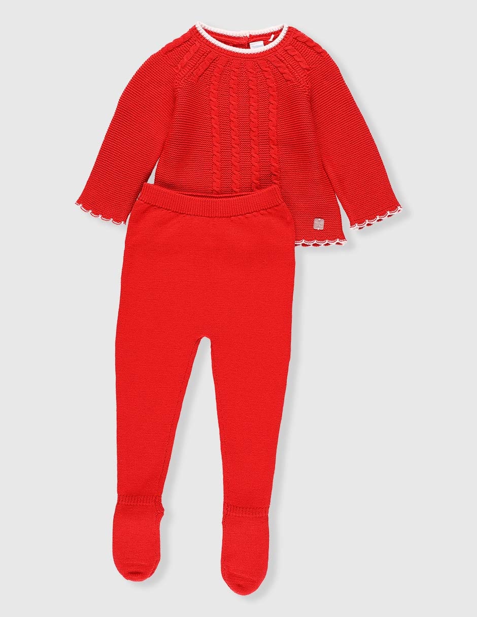 Conjunto casual de algodón para bebé niña Conjunto casual de algodón para bebé niña
