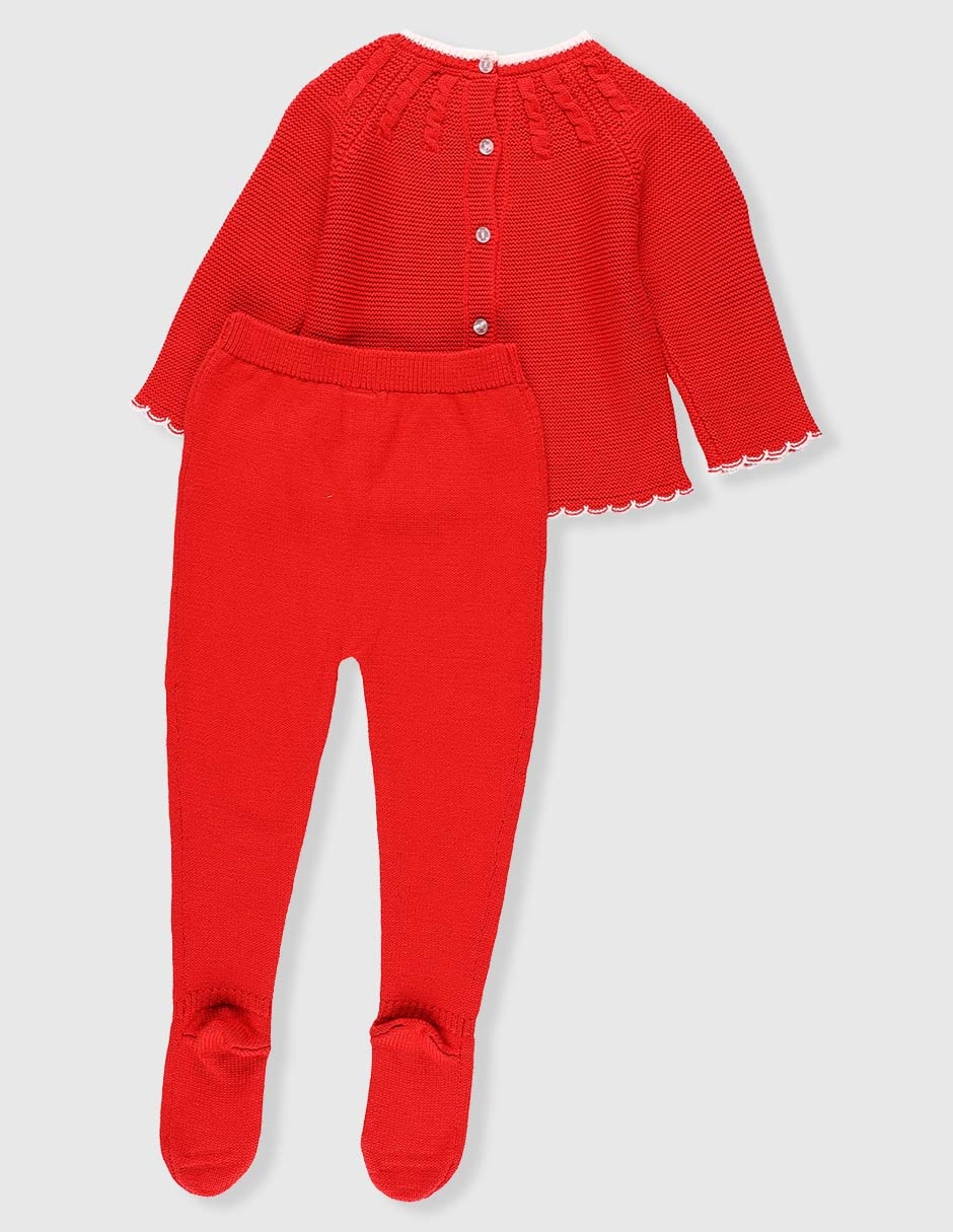 Conjunto casual de algodón para bebé niña 2