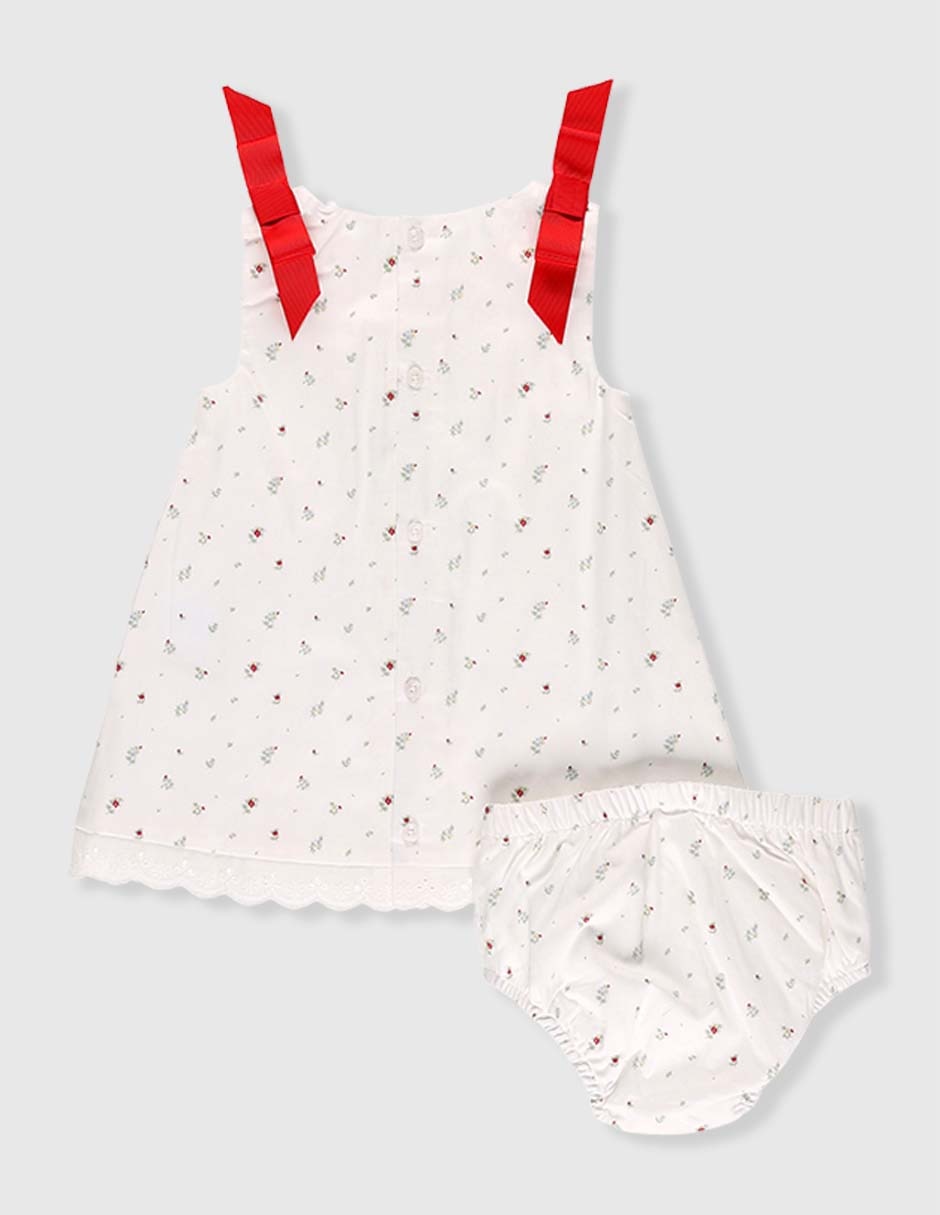 Vestido con calzón para bebé niña 2