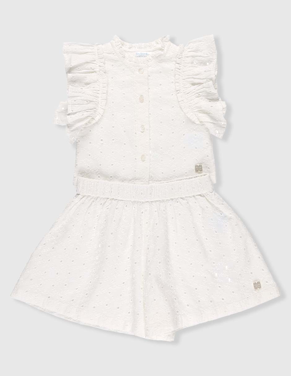 Conjunto de algodón para niña Conjunto de algodón para niña