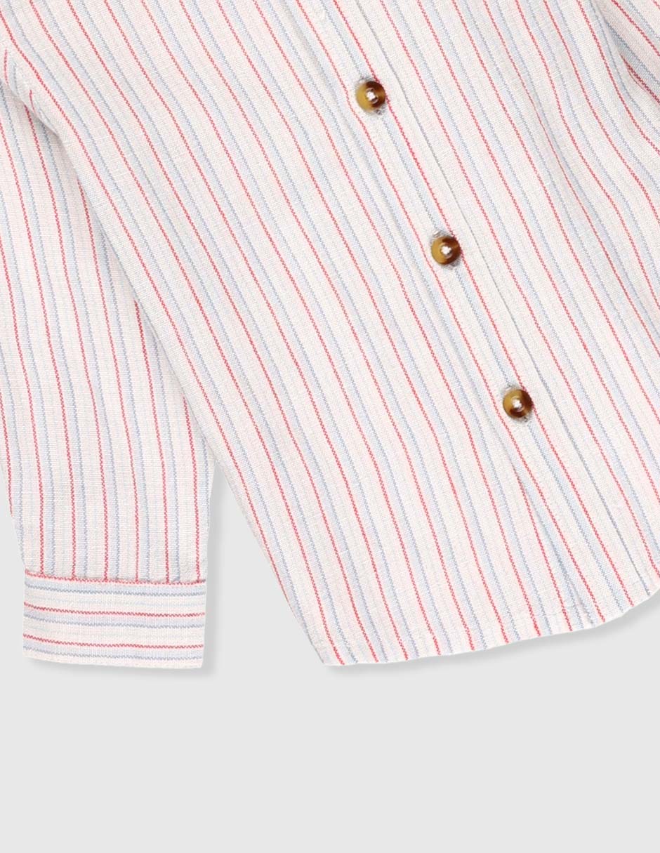 Camisa casual manga larga para niña 4