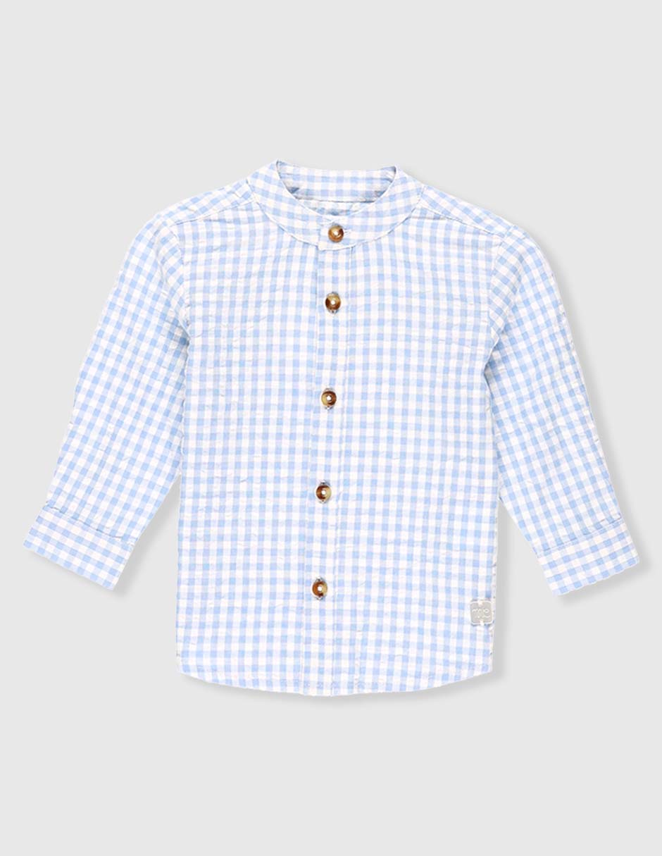 Camisa casual Collection de algodón manga larga para niño