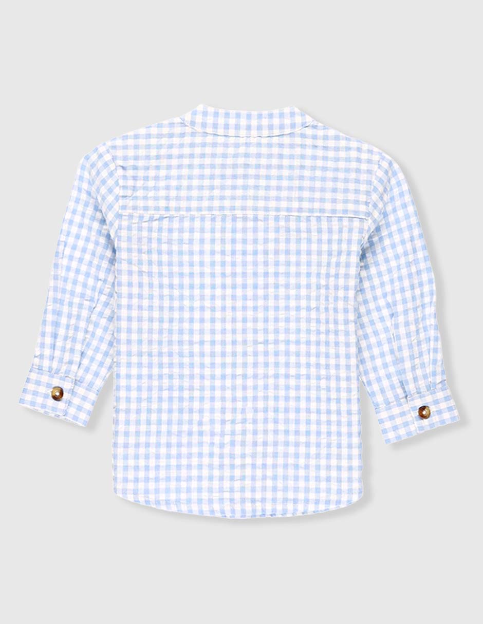 Camisa casual Collection de algodón manga larga para niño 2
