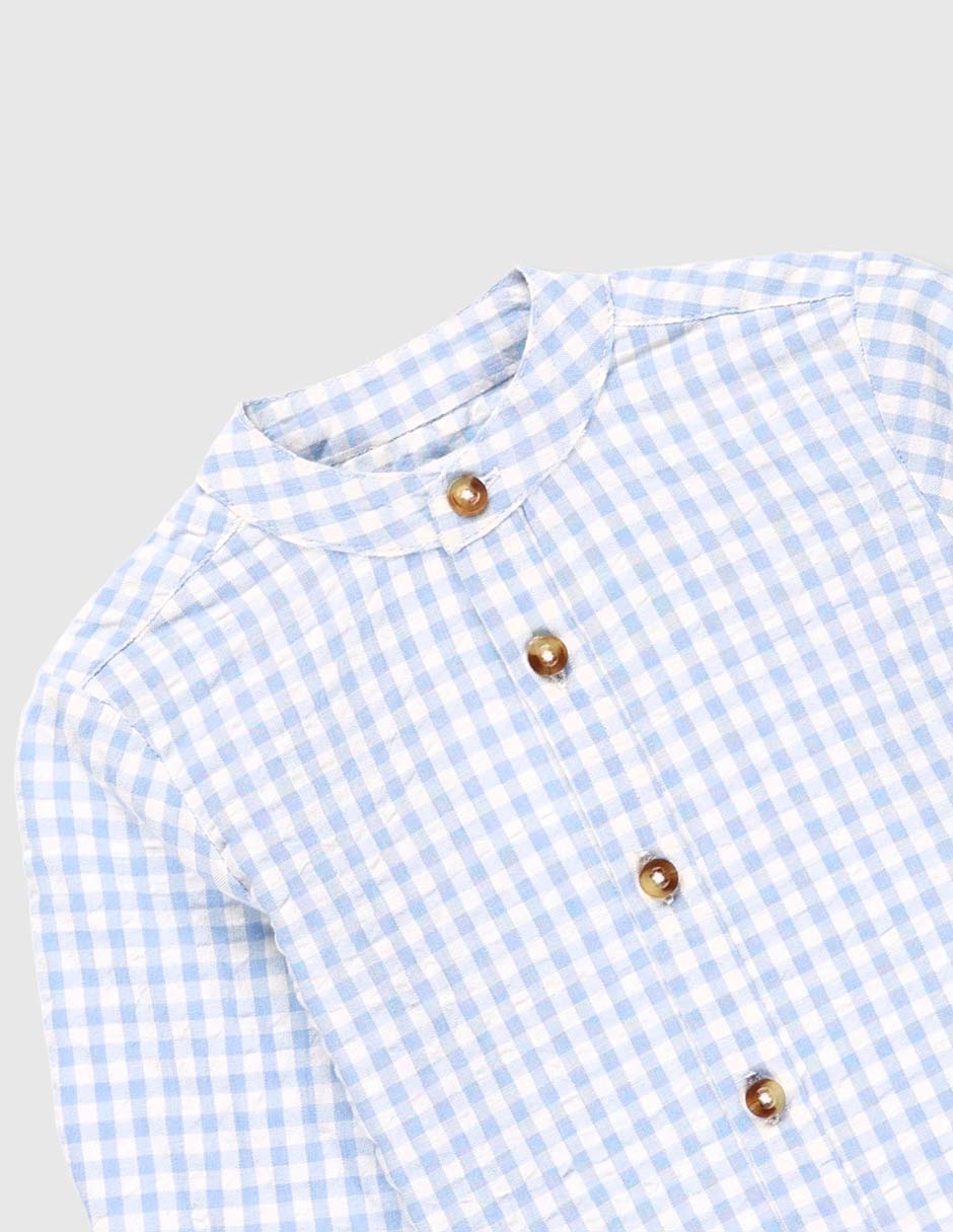 Camisa casual Collection de algodón manga larga para niño 3