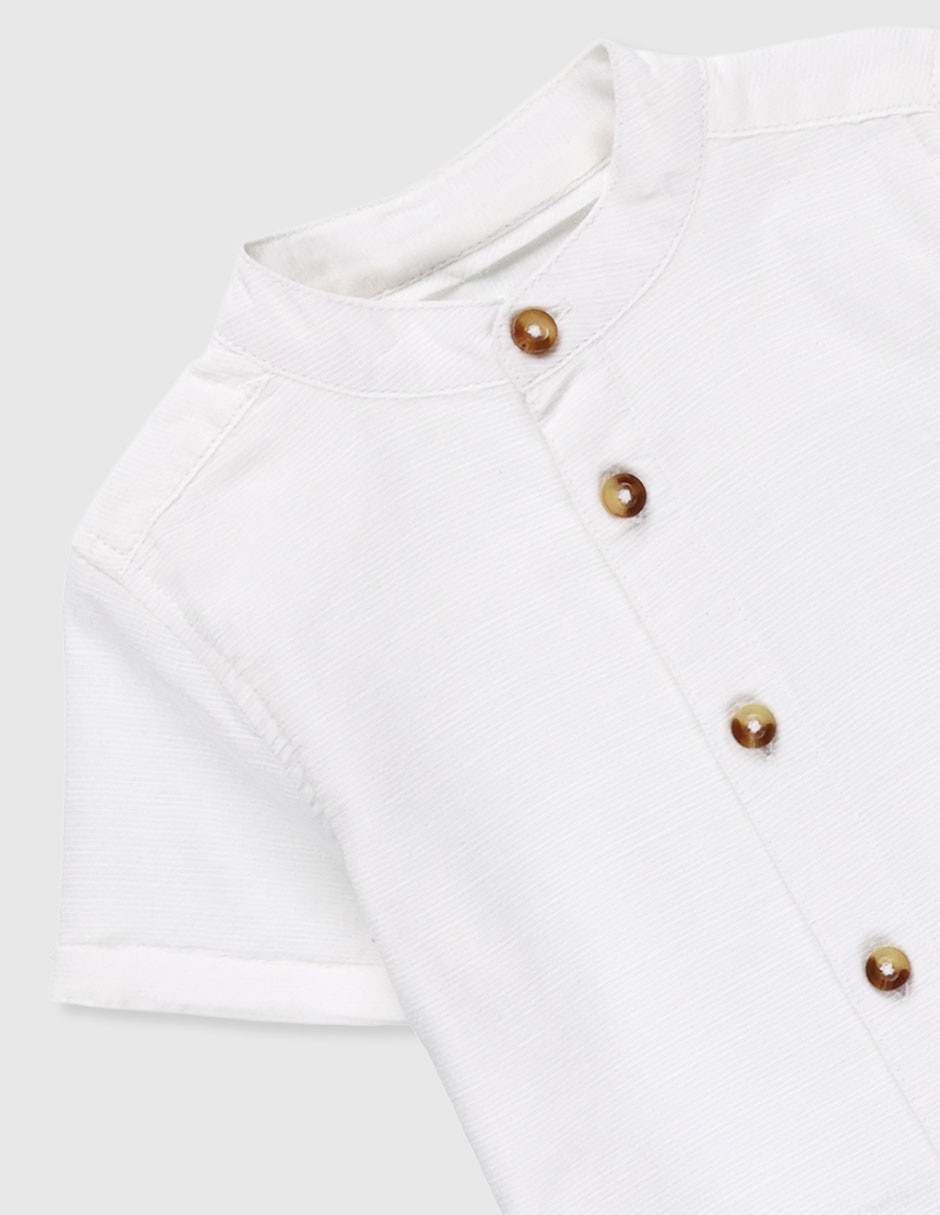 Camisa casual de algodón manga corta para hombre 3