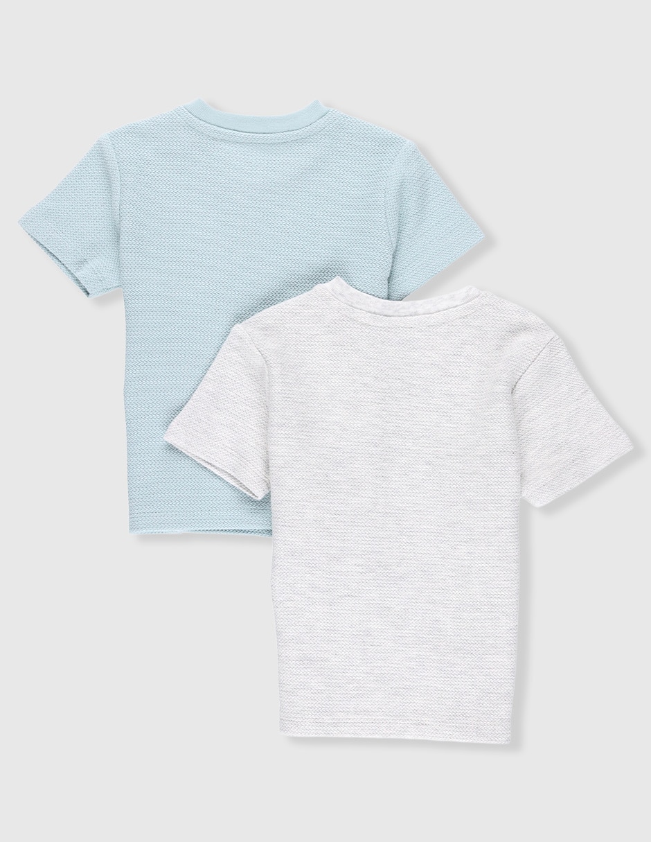Set playera manga corta para bebé niño 2