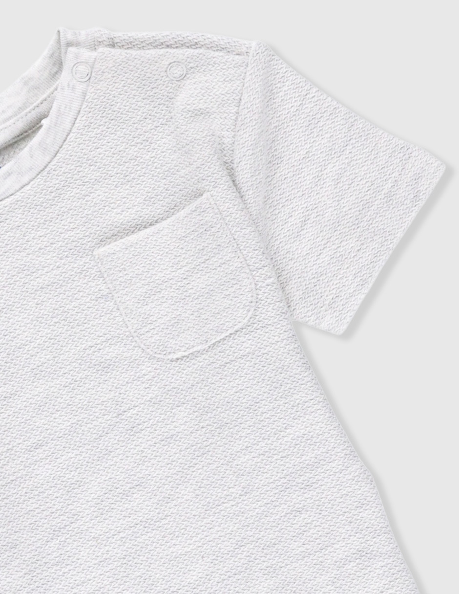 Set playera manga corta para bebé niño 4