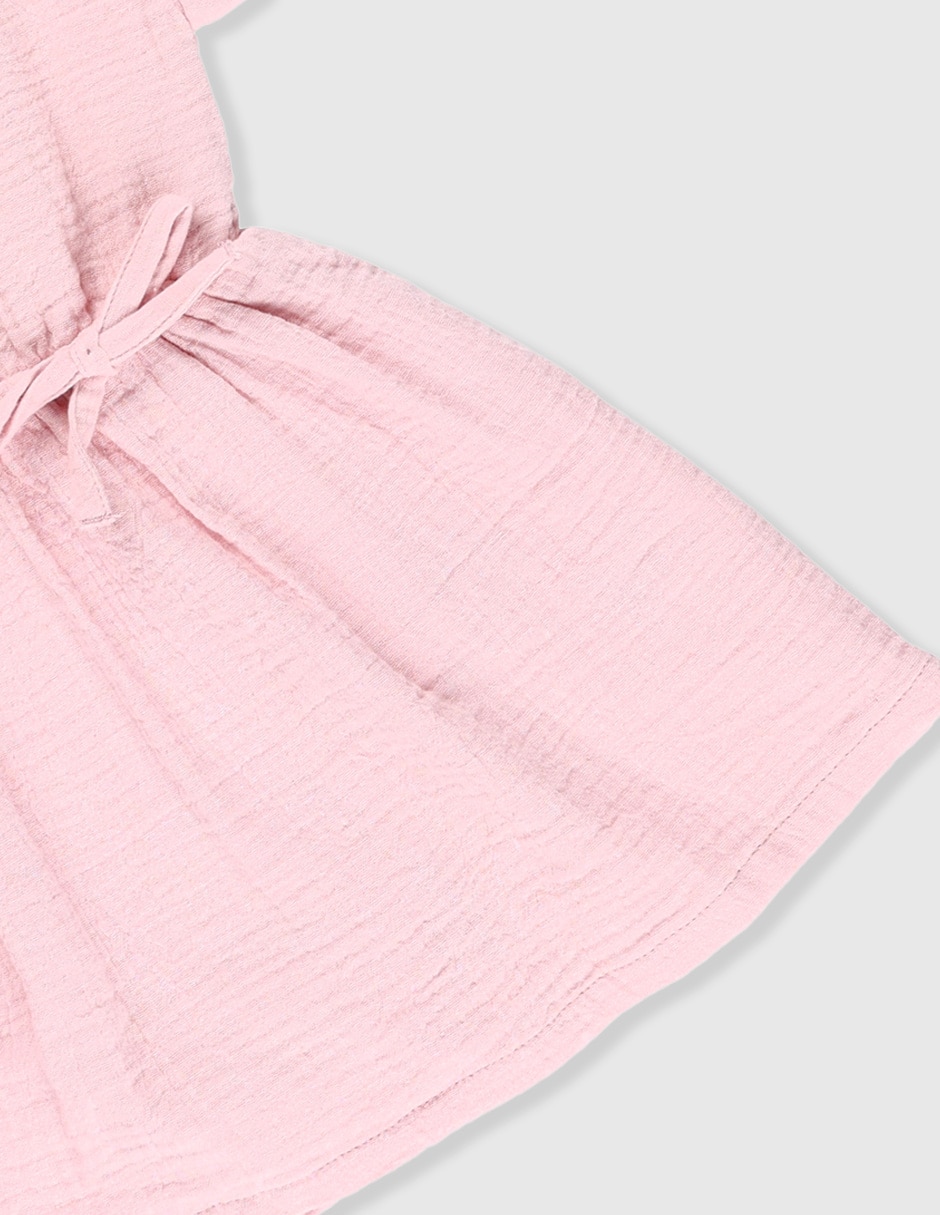 Vestido manga corta para bebé niña 4