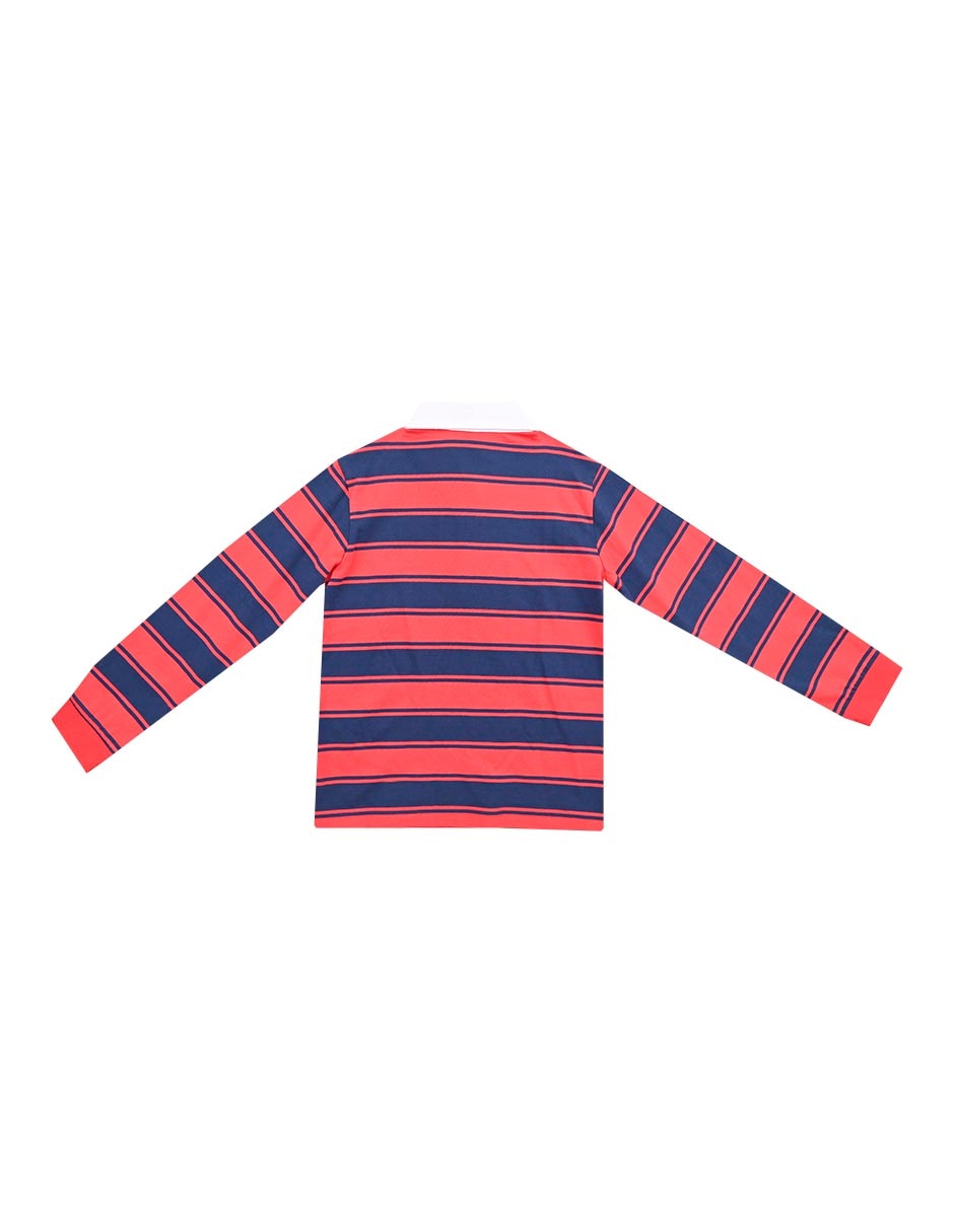 Playera tipo polo Blaha de lino para bebé niño 2