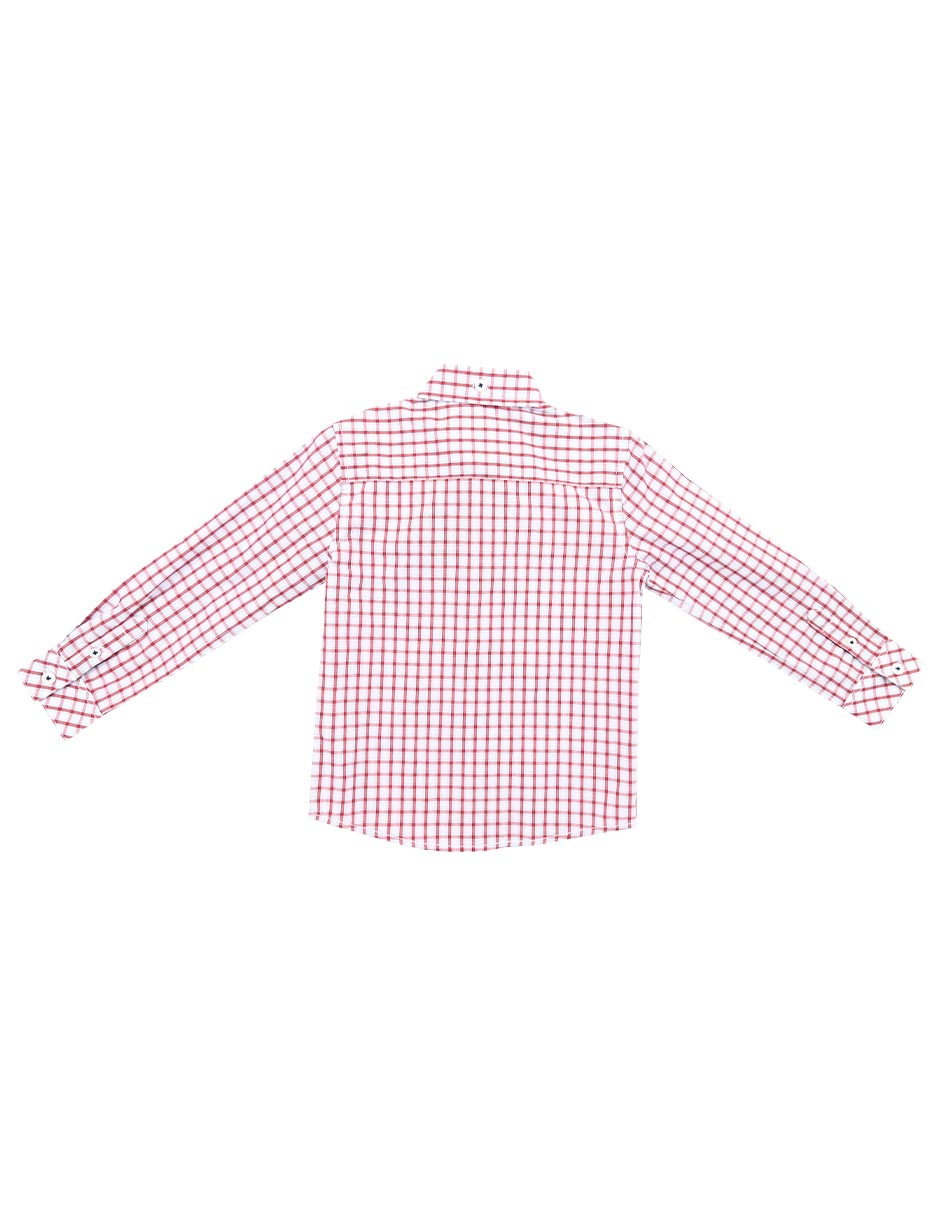 Camisa casual Copillard de algodón manga larga para niño 2