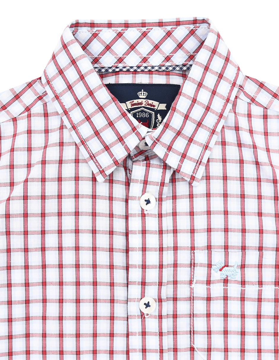 Camisa casual Copillard de algodón manga larga para niño 3
