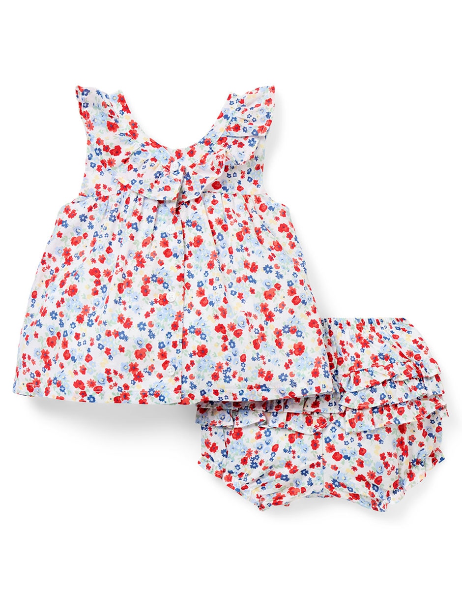 Vestido con calzón para bebé niña 2