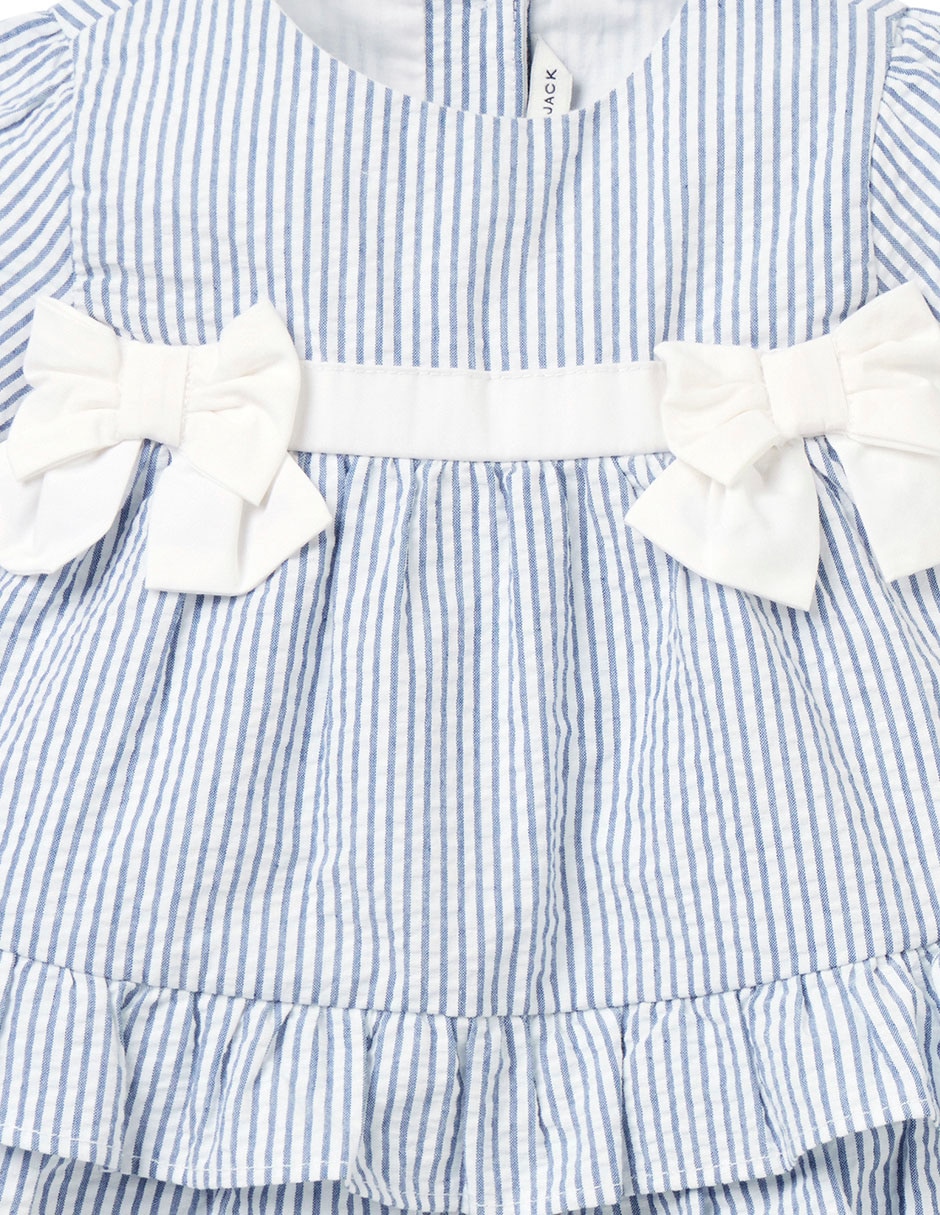 Vestido con calzón manga corta para bebé niña 3