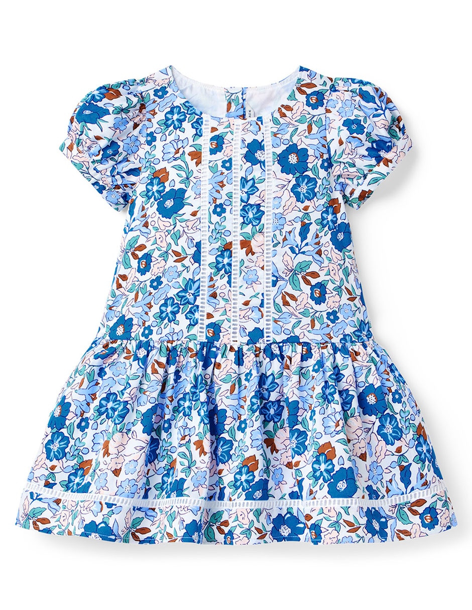 Vestido manga globo para bebé niña Vestido manga globo para bebé niña