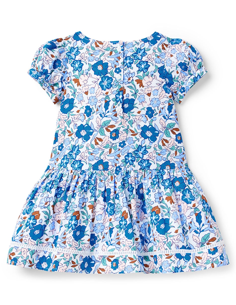 Vestido manga globo para bebé niña 2
