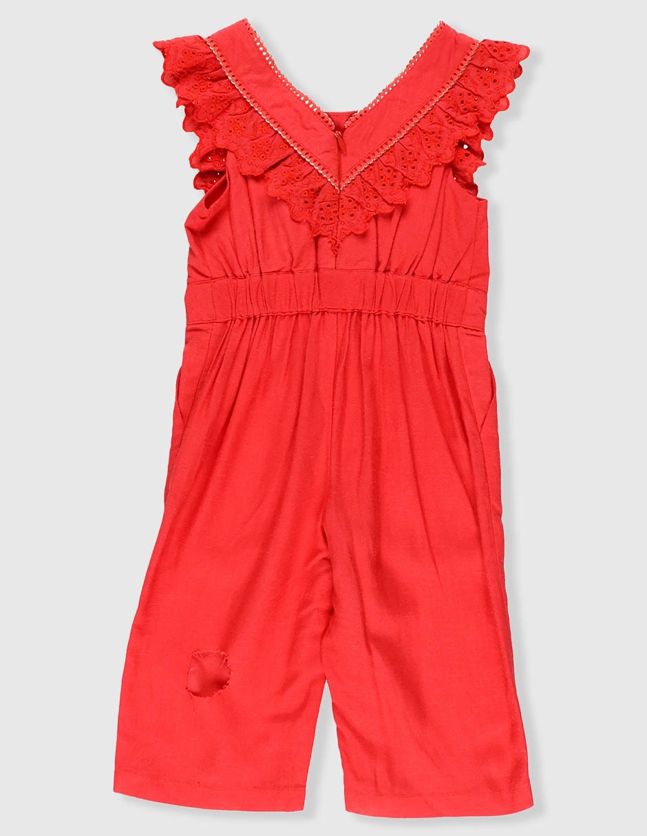 Jumpsuit largo de algodón para niña 2