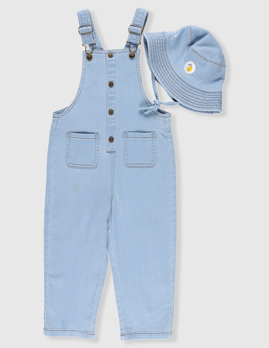 Conjunto overol de algodón para bebé niño