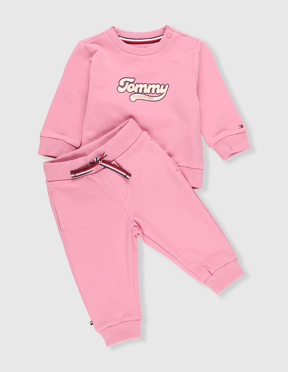 Conjunto casual de algodón para bebé niña