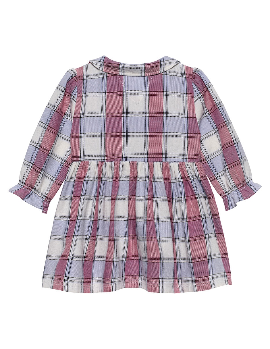 Vestido manga regular para niña 3