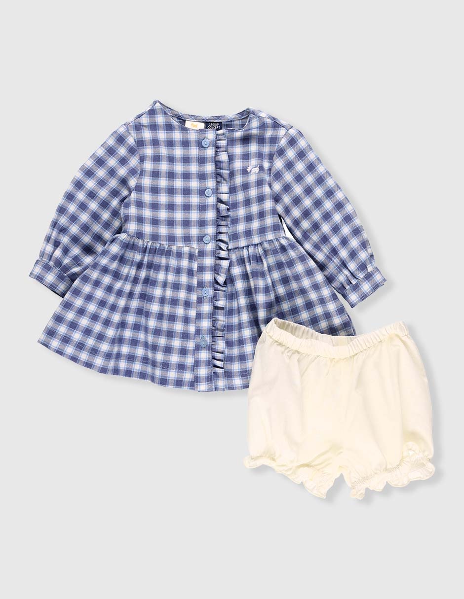 Conjunto de algodón para bebé niña Conjunto de algodón para bebé niña