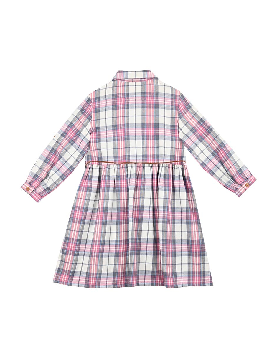 Vestido Kenty manga larga para niña 4