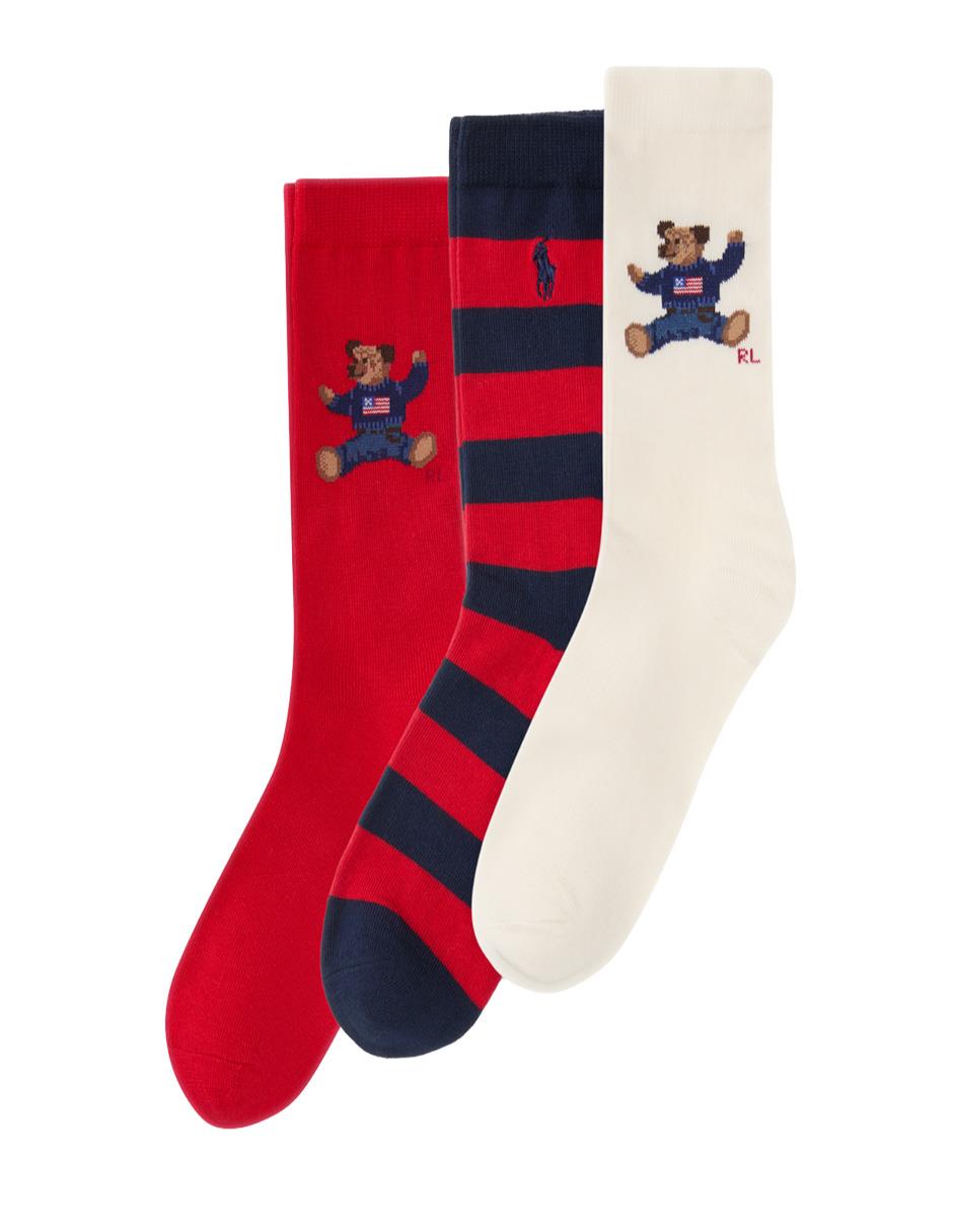 Set de calcetín de algodón unisex 3 pares Set de calcetín de algodón unisex 3 pares