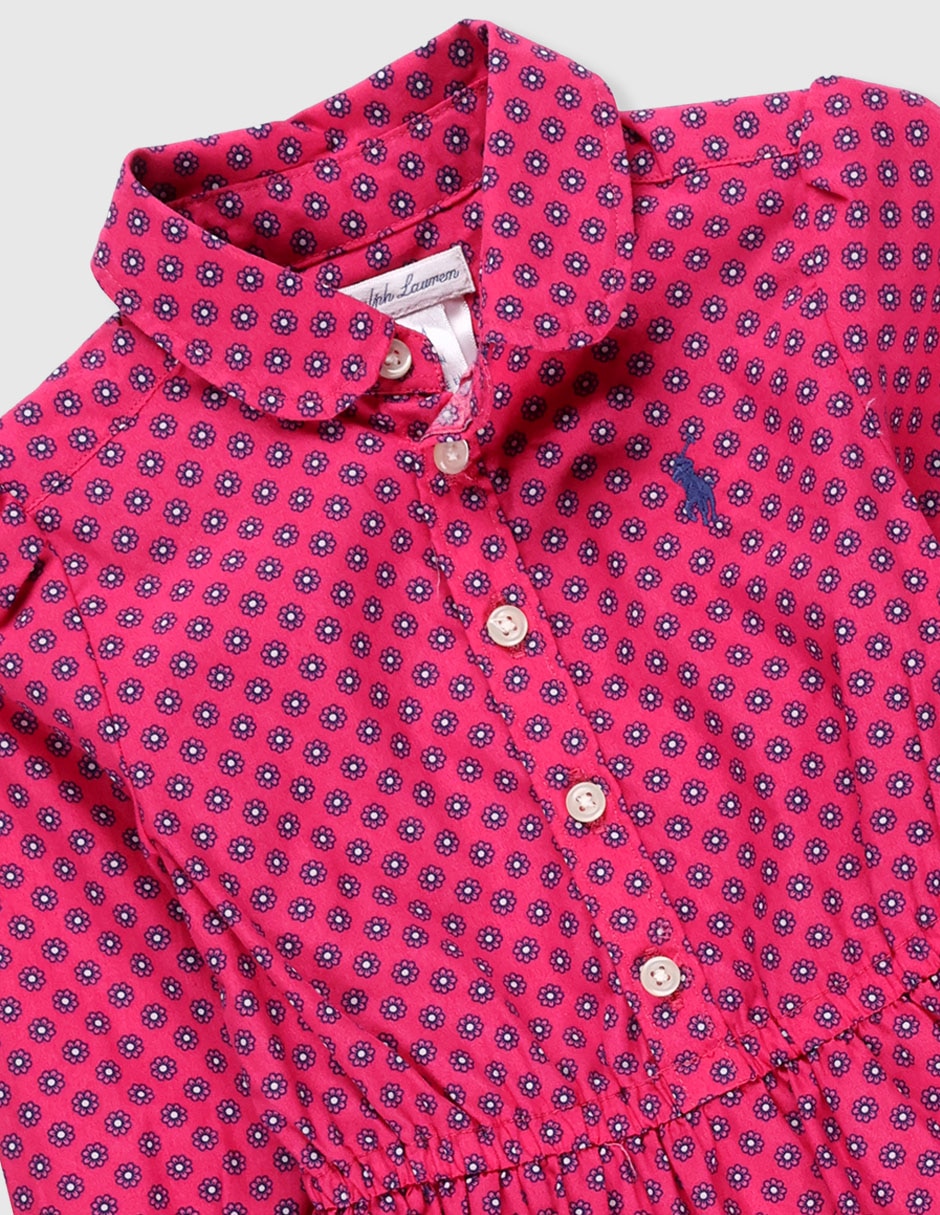 Vestido manga larga para bebé niña 3