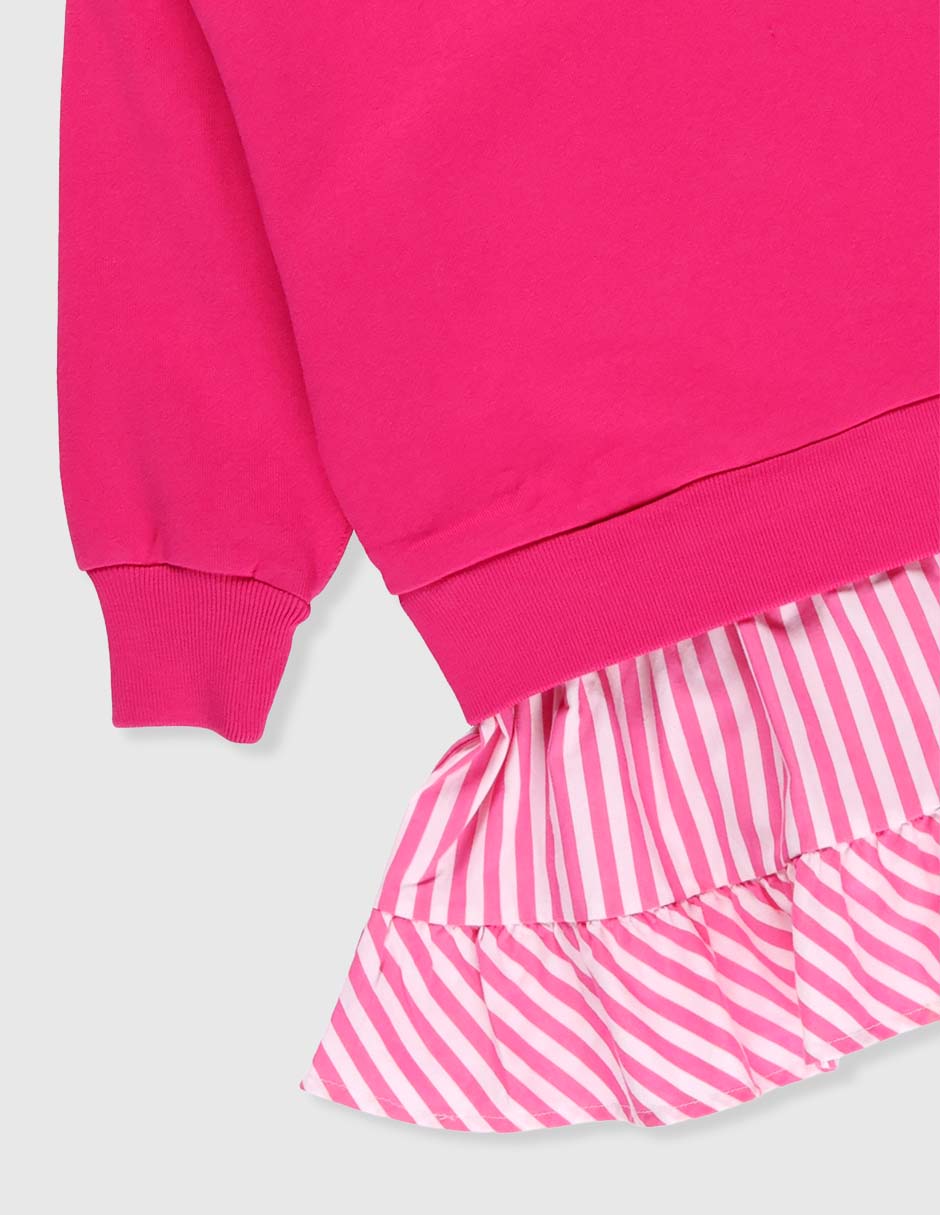 Vestido manga regular para bebé niña 4