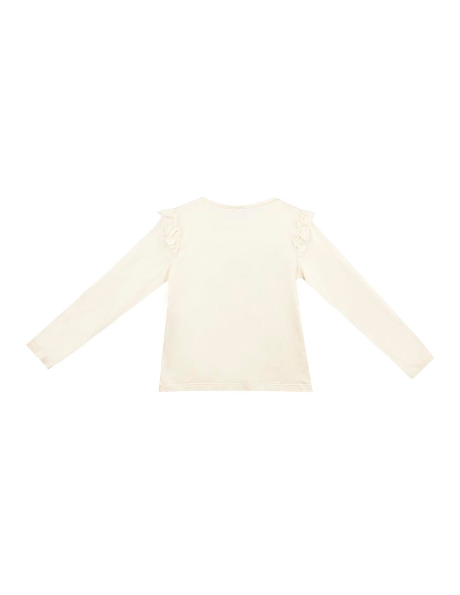 Playera manga larga para bebé niña 4