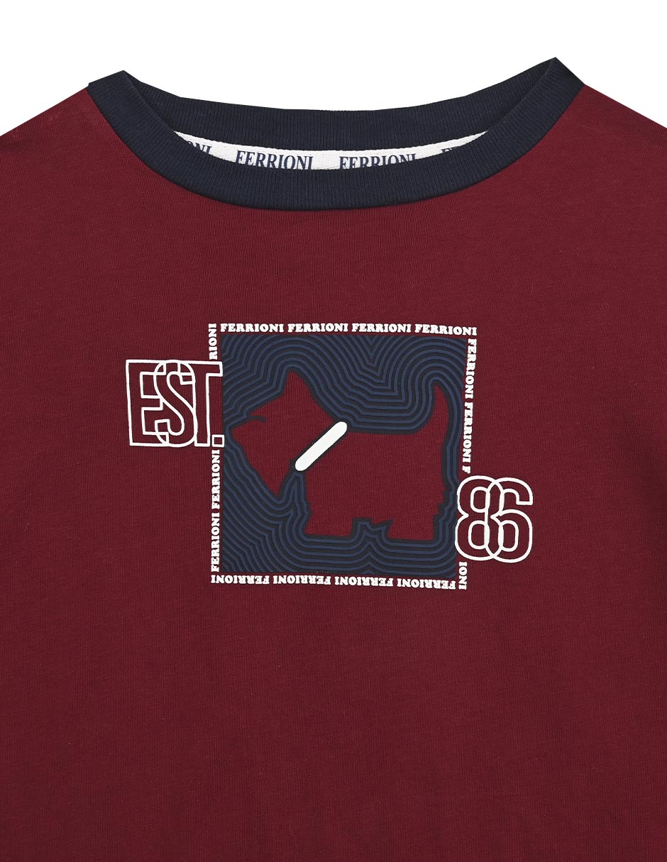 Playera satcher manga larga para niño 5