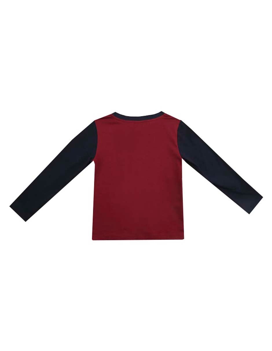 Playera satcher manga larga para niño 7
