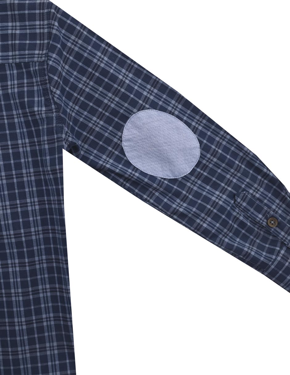 Camisa casual Culbertson de algodón manga larga para niño 4