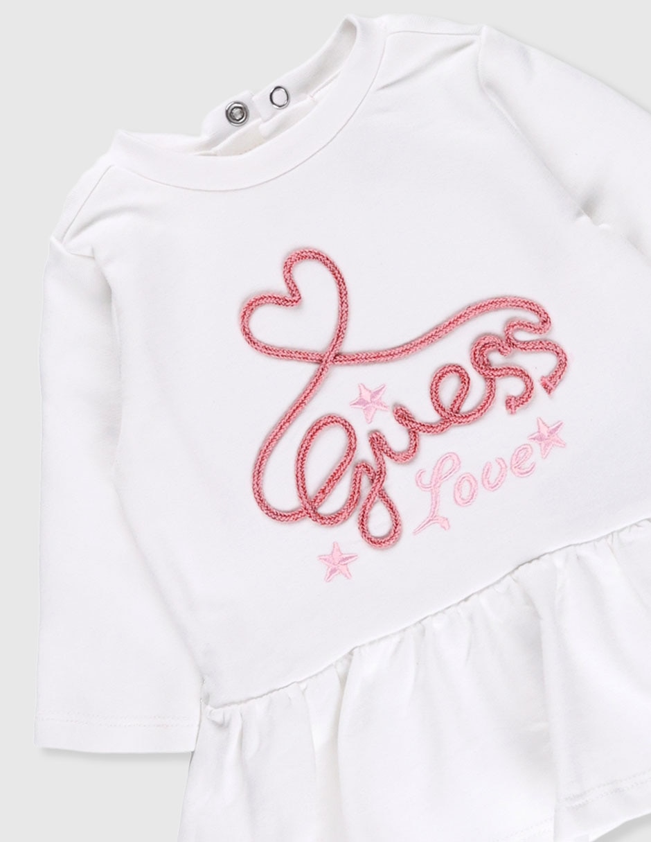 Vestido manga larga para bebé 3