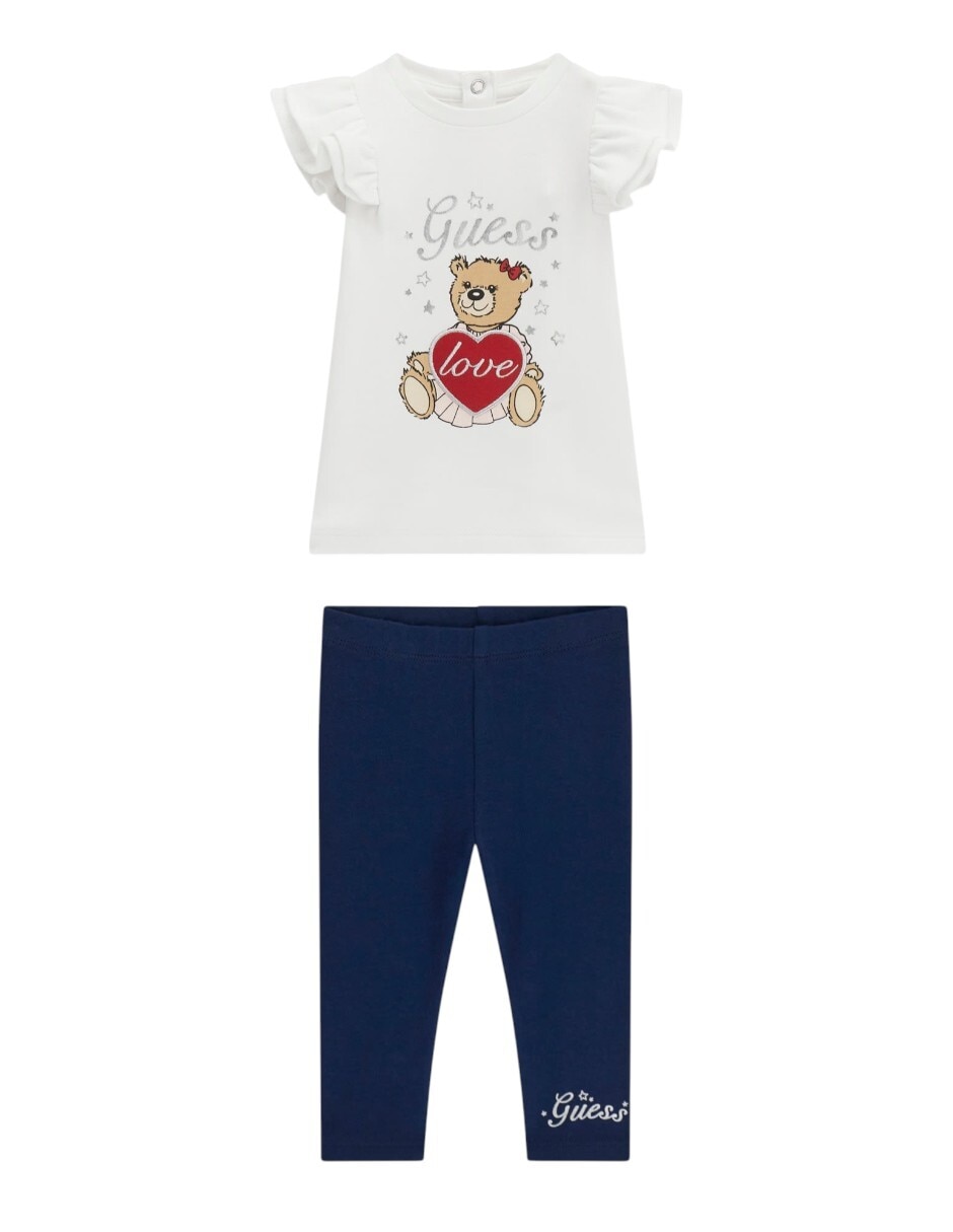 Conjunto de algodón para bebé niña Conjunto de algodón para bebé niña