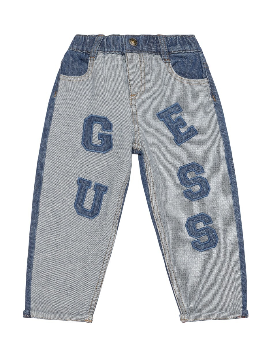 Jeans straight lavado obscuro para bebé niña Jeans straight lavado obscuro para bebé niña