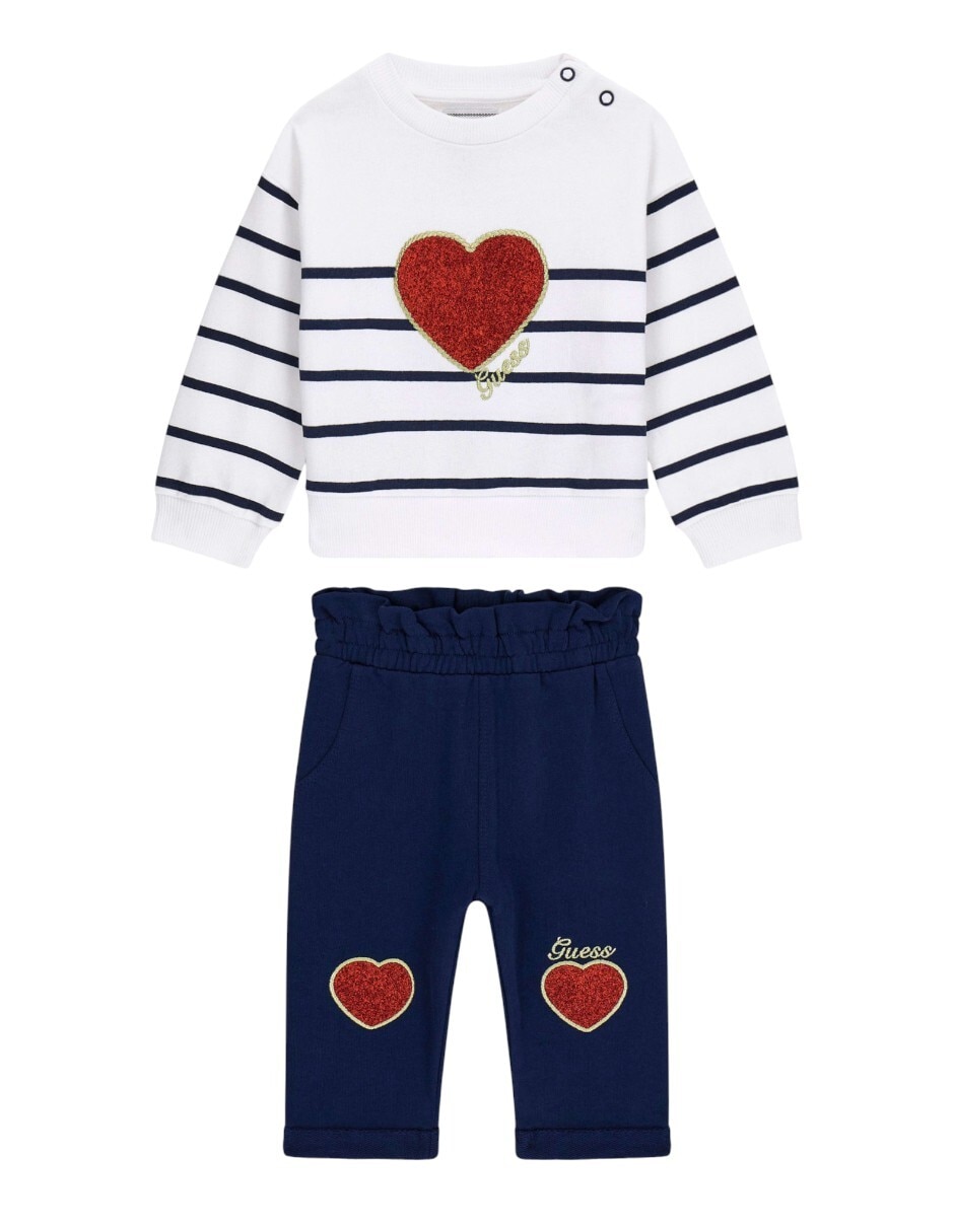Conjunto de algodón para bebé niña Conjunto de algodón para bebé niña