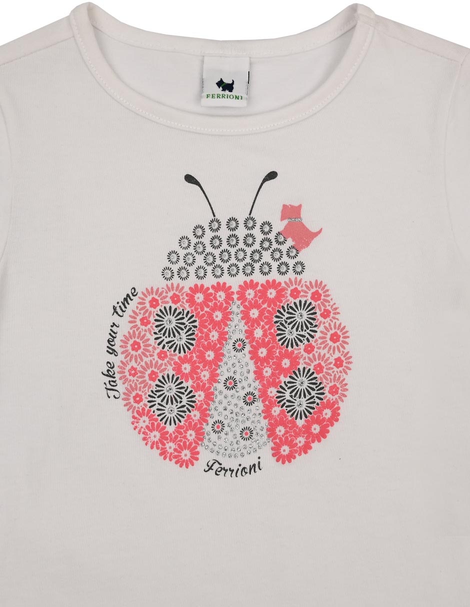 Playera Carin manga corta para bebé niña 2