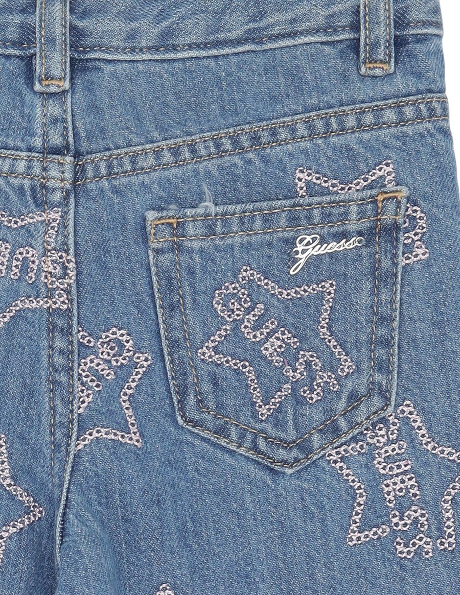 Jeans campana lavado claro para bebé niña 4