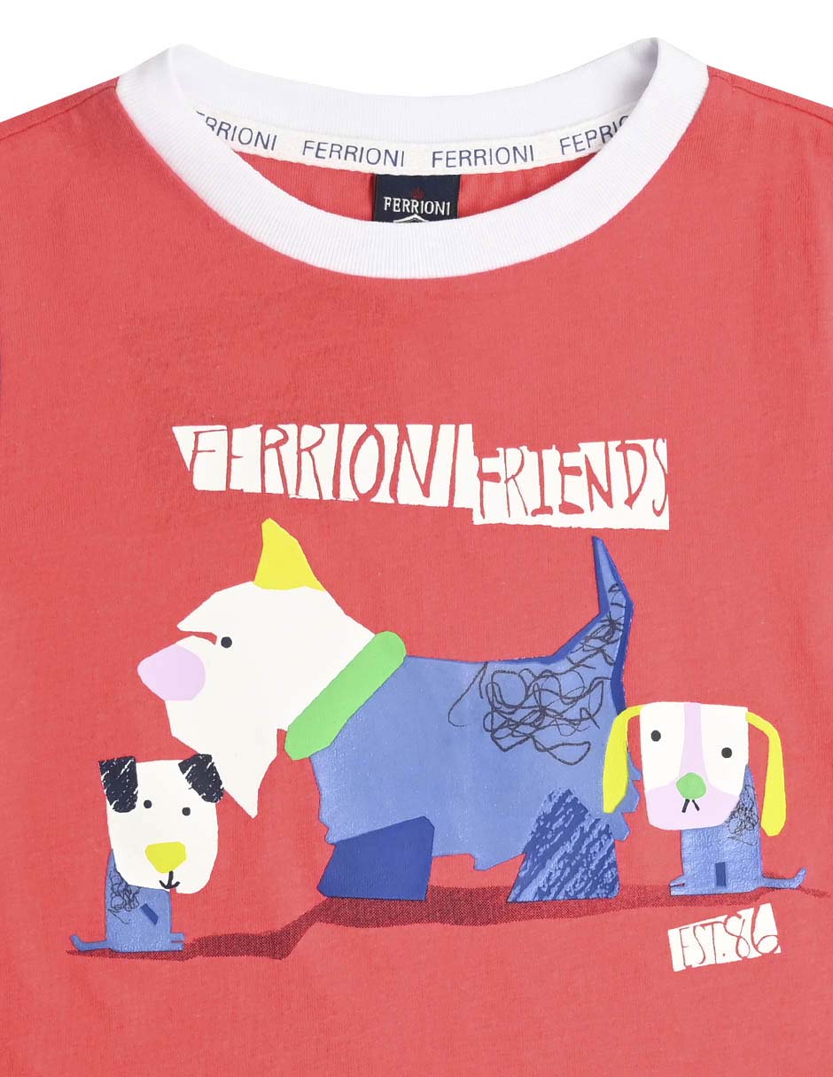 Playera Tanner manga corta para bebé niño 3