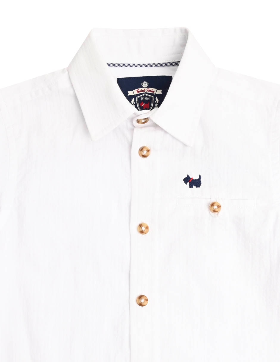 Camisa casual Jhordan de algodón manga larga para niño 3